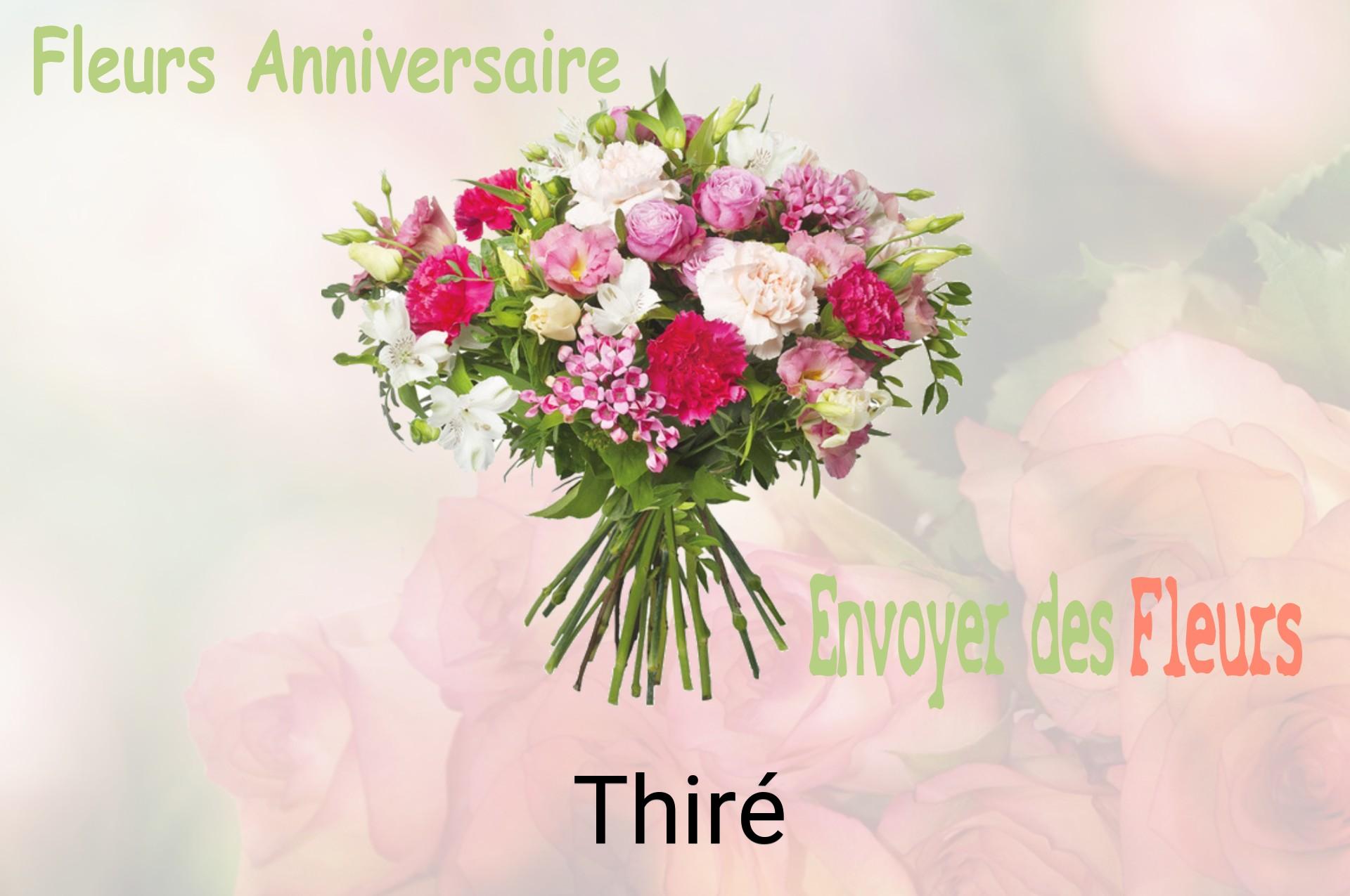Bouquet de fleurs d’anniversaire livré à Thiré